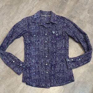 Purple cinch western shirt